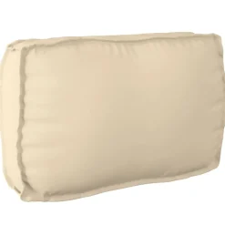 Décorations-vidaXL Set de coussins de palette 2 pcs Tissu Oxford Beige