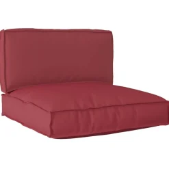 vidaXL Set de coussins de palette 2 pcs Crème Tissu Oxford