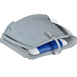Pièces Détachées Pour Véhicules-vidaXL Siège de bateau à dossier pliable et oreiller 48x51x41 cm Bleu et blanc