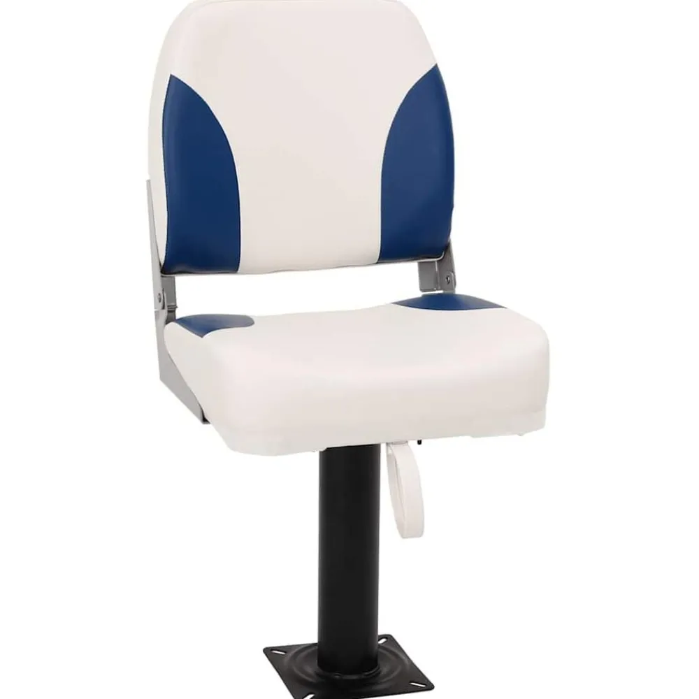vidaXL Siège de bateau avec piédestal pivotant à 360°