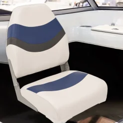 vidaXL Siège de bateau avec piédestal hauteur réglable pivotant à 360°