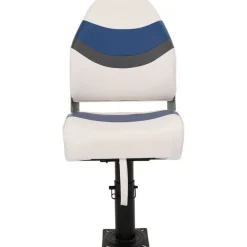 vidaXL Siège de bateau avec piédestal hauteur réglable pivotant à 360°