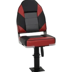 vidaXL Siège de bateau avec piédestal hauteur réglable pivotant à 360°