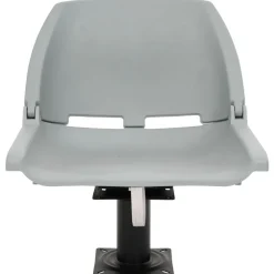 Véhicules-vidaXL Siège de bateau avec piédestal pivotant à 360 Gris