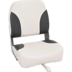 vidaXL Siège de bateau pliable 1 ensemble avec dossier bas et sangle de fixation