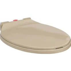vidaXL Siège de toilette à fermeture en douceur Ovale