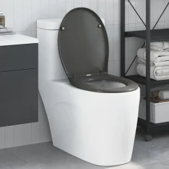 vidaXL Siège de toilette 47 x 37 x 4 cm Duroplast