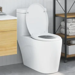 Plomberie-vidaXL Siège de toilette 47 x 37 x 4 cm Duroplast Blanc