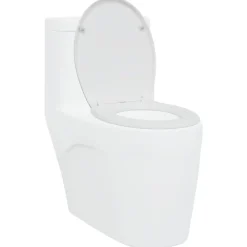 Plomberie-vidaXL Siège de toilette 47 x 37 x 4 cm Duroplast Blanc