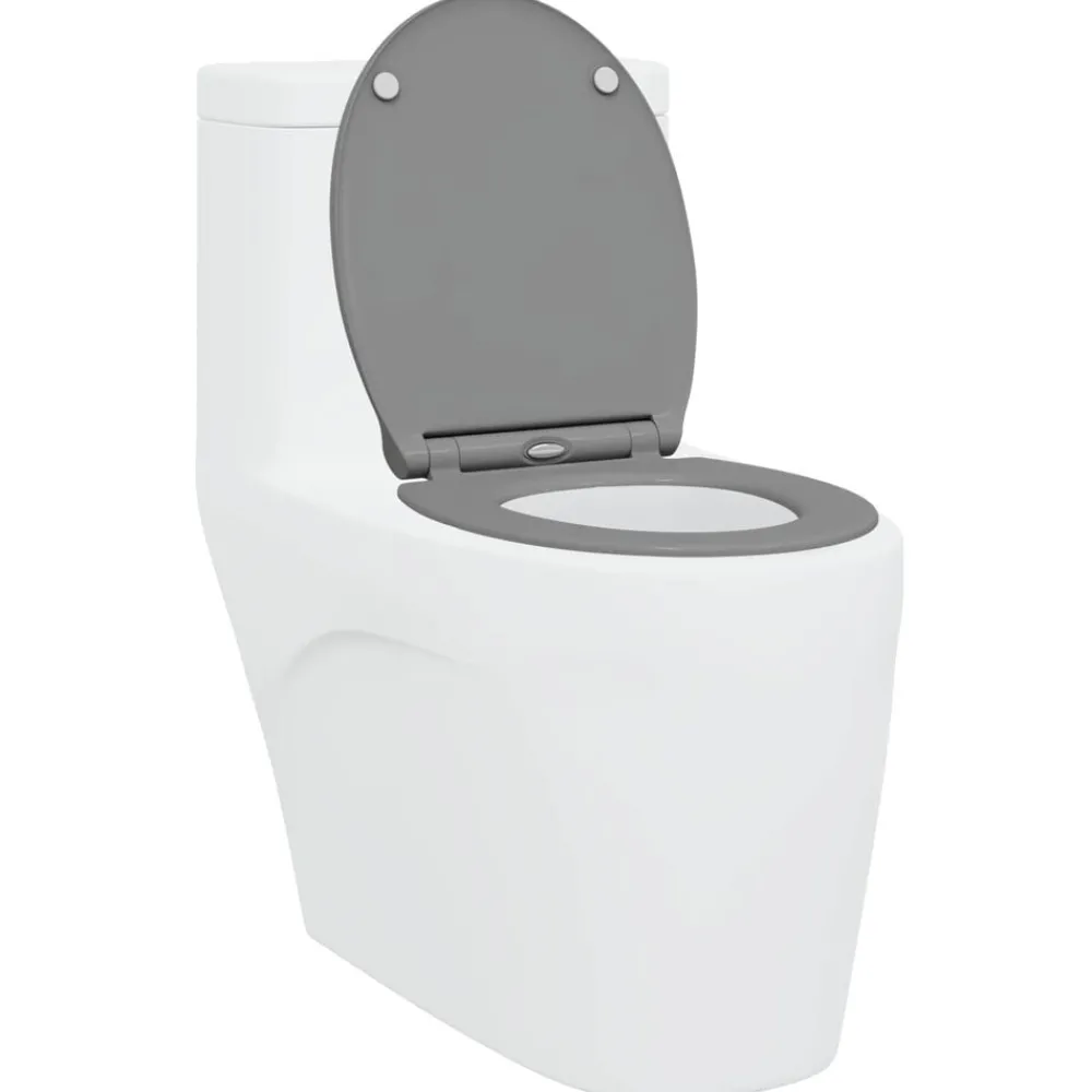 vidaXL Siège de toilette 47 x 37,5 x 3,8 cm Duroplast