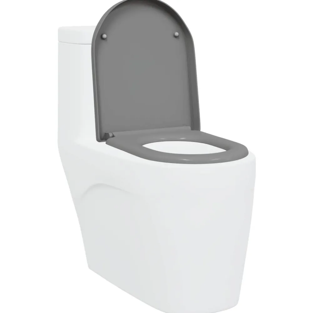 vidaXL Siège de toilette 49 x 36 x 4 cm Duroplast