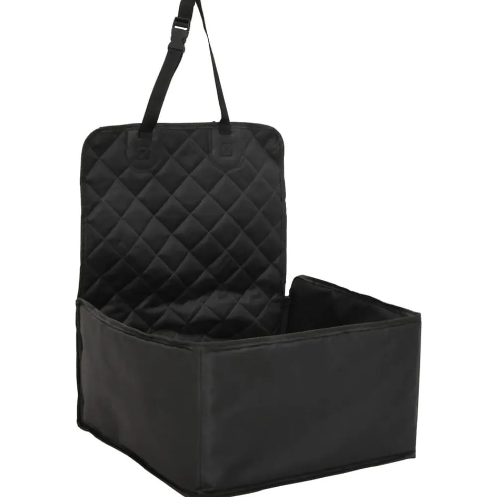 Articles Pour Animaux De Compagnie-vidaXL Siège de voiture pour chien noir 45x45x25/55 cm