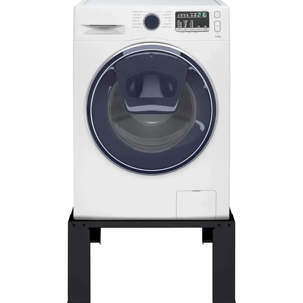 Accessoires Pour Appareils Électroménagers-vidaXL Socle pour Machine à Laver 64 x 55 x 32,5 cm Acier Noir
