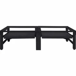 Accessoires Pour Appareils Électroménagers-vidaXL Socle pour Machine à Laver 2 pcs 124,5 x 61,5 x 32,5 cm Noir