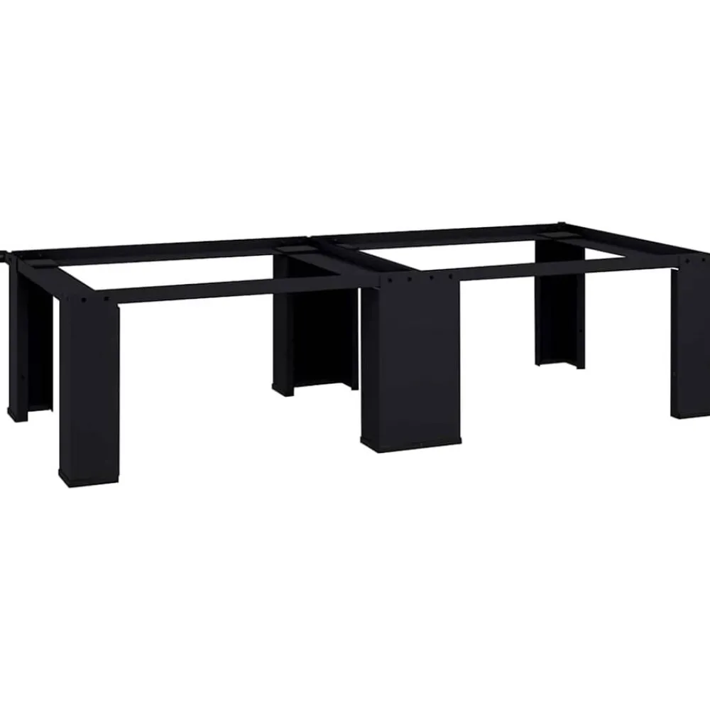Accessoires Pour Appareils Électroménagers-vidaXL Socle pour Machine à Laver 2 pcs 127 x 54,5 x 32,5 cm Noir
