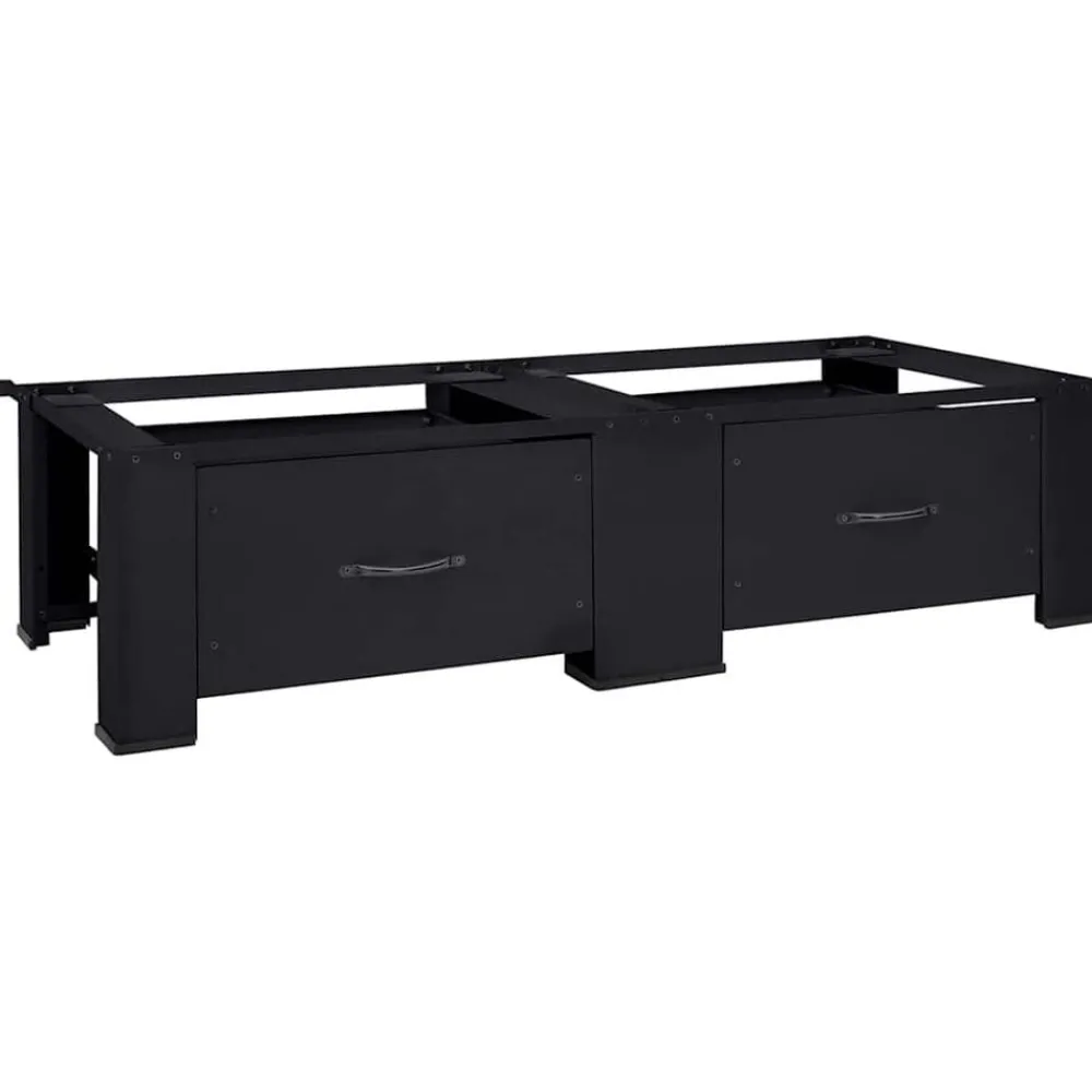 Accessoires Pour Appareils Électroménagers-vidaXL Socle pour Machine à Laver 2 pcs 127 x 54,5 x 32,5 cm Noir