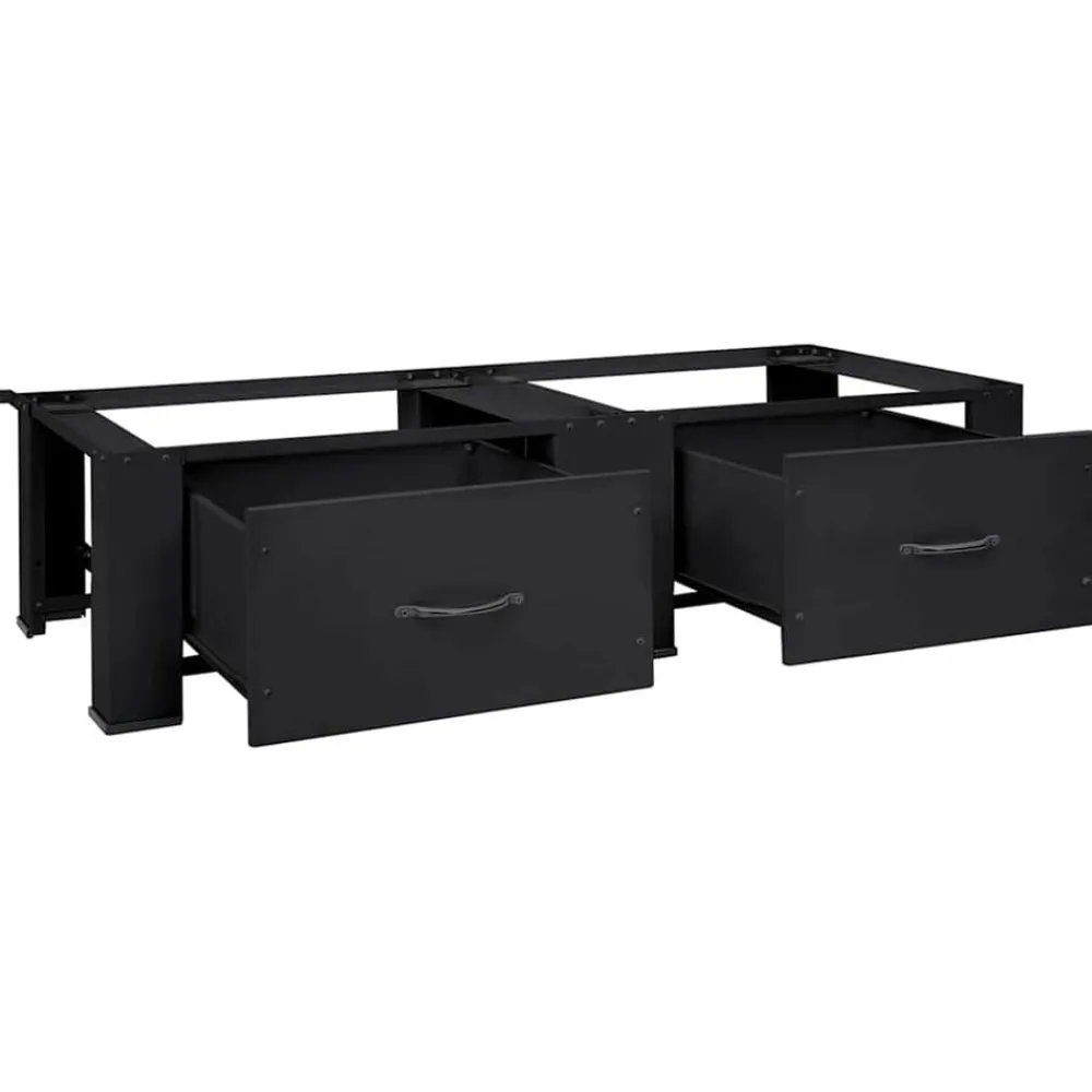 Accessoires Pour Appareils Électroménagers-vidaXL Socle pour Machine à Laver 2 pcs 127 x 54,5 x 32,5 cm Noir