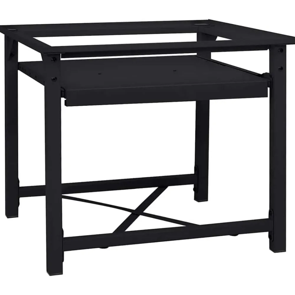 Accessoires Pour Appareils Électroménagers-vidaXL Socle pour Machine à Laver 60 x 56 x 52 cm Acier Noir
