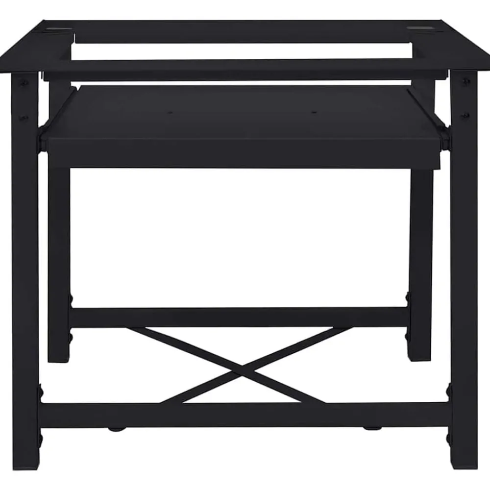 Accessoires Pour Appareils Électroménagers-vidaXL Socle pour Machine à Laver 60 x 56 x 52 cm Acier Noir