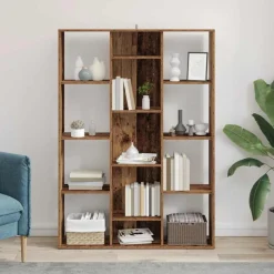 vidaXL Séparateur de pièce/bibliothèque 100x24x140 cm