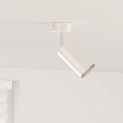 Luminaires-vidaXL Spot de plafond avec des projecteurs Nickel 6 x 6 x 16 cm Métal Nickel brossé