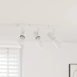 vidaXL Spot de plafond 38 x 6,5 x 11,5 cm Métal