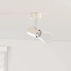 Luminaires-vidaXL Spot de plafond Nickel 6,5 x 6 x 11,5 cm Métal Nickel brossé