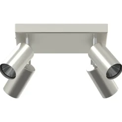 vidaXL Spot de plafond Nickel 26 x 26 x 16 cm Métal