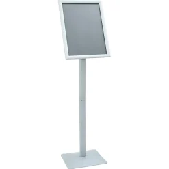 Commerce De Détail-vidaXL Stand de Poster sur Pied 32,5 x 27 x 126 cm Fonte Argenté
