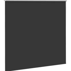 Décorations-vidaXL Store enrouleur occultant largeur du tissu 161,6 cm polyester Noir