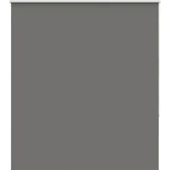 Décorations-vidaXL Store enrouleur occultant largeur du tissu 126,6 cm polyester Gris