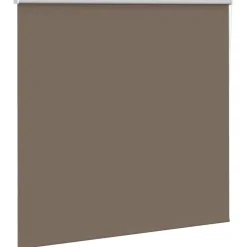 Décorations-vidaXL Store enrouleur occultant 150x150cm largeur du tissu Café
