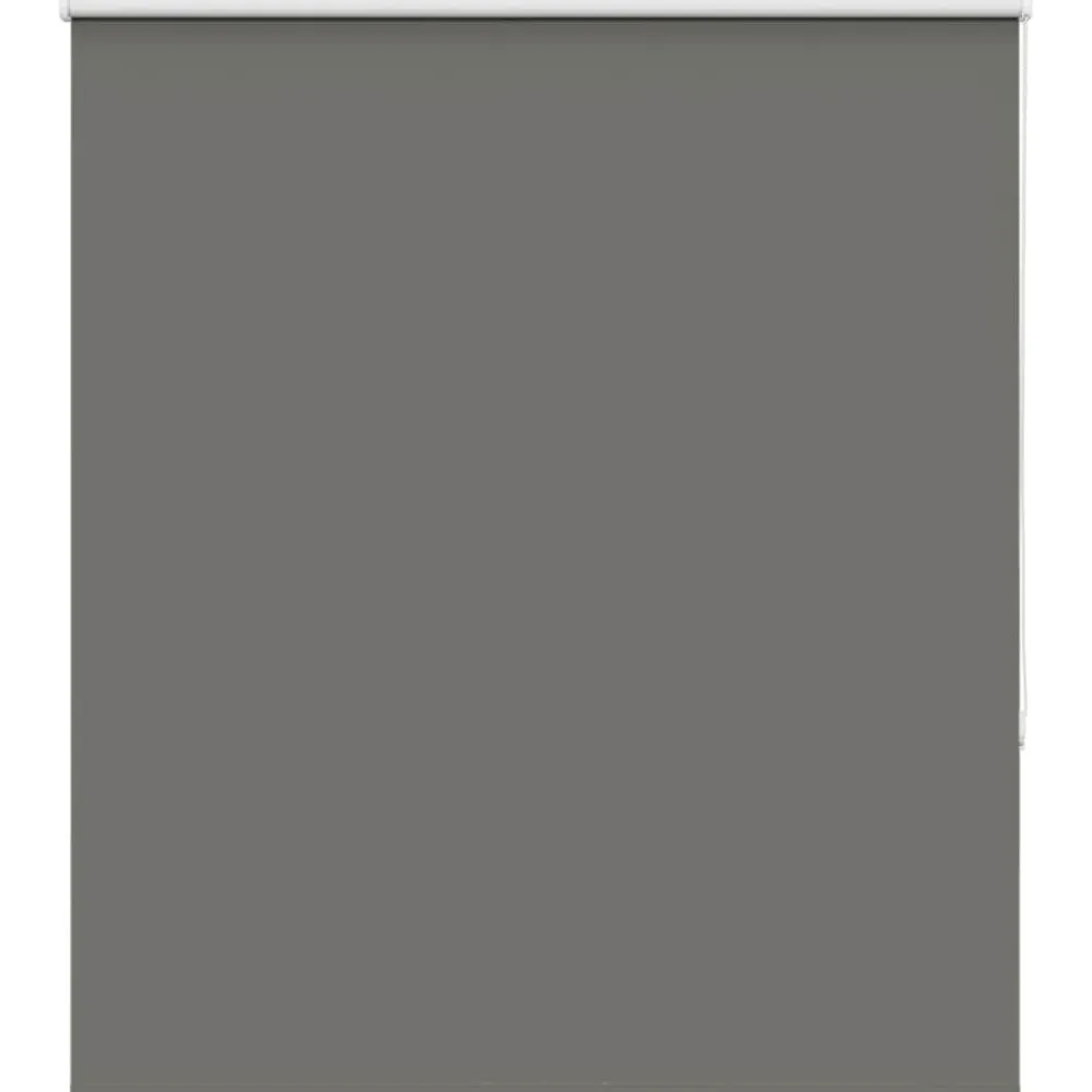 Décorations-vidaXL Store enrouleur occultant largeur du tissu 126,6 cm polyester Gris