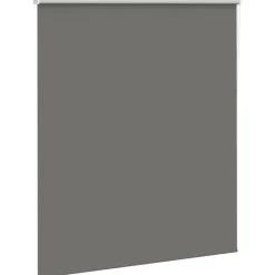 Décorations-vidaXL Store enrouleur occultant largeur du tissu 126,6 cm polyester Gris