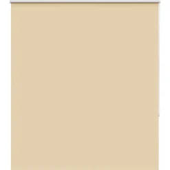 Décorations-vidaXL Store enrouleur occultant largeur du tissu 116,6 cm polyester Beige