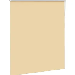 Décorations-vidaXL Store enrouleur occultant largeur du tissu 116,6 cm polyester Beige