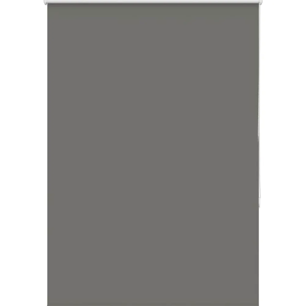 Décorations-vidaXL Store enrouleur occultant largeur du tissu 100,7 cm polyester Gris