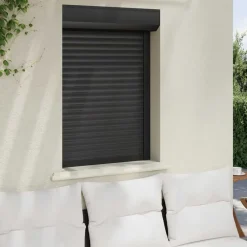 vidaXL Store Roulant 70 x 100 cm Aluminium et Polyuréthane