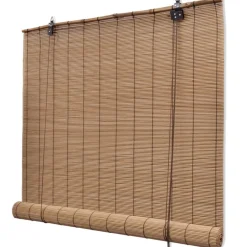 Décorations-vidaXL Store roulant Bambou 80x160 cm Marron