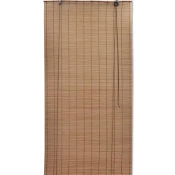 Décorations-vidaXL Store roulant Bambou 80x160 cm Marron