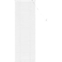 Décorations-vidaXL Store Vénitien 150 x 40 cm PVC Blanc