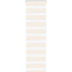 Décorations-vidaXL Store zèbre largeur du tissu 35,9 cm polyester Beige marbré