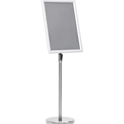 Commerce De Détail-vidaXL Support d'affiche A3 sur pied Alliage d'aluminium Argenté