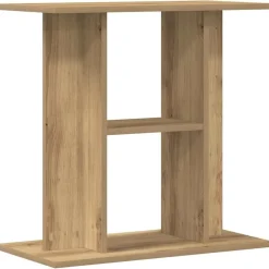 vidaXL Support d'aquarium chêne marron 60x30x60 cm bois d'ingénierie