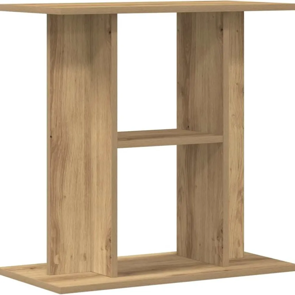 vidaXL Support d'aquarium chêne marron 60x30x60 cm bois d'ingénierie