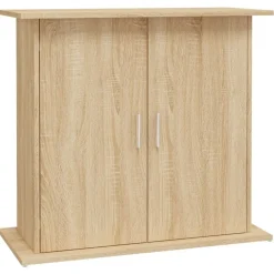 vidaXL Support d'aquarium Chêne Sonoma 81x36x73 cm Bois d'ingénierie
