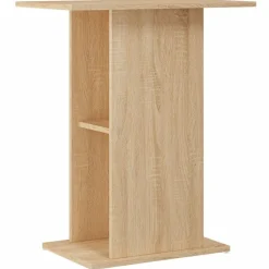 Articles Pour Animaux De Compagnie-vidaXL Support d'aquarium Chêne Sonoma 60,5x36x72,5 cm Bois d'ingénierie Ch&ecirc;ne sonoma