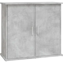 vidaXL Support d'aquarium en béton gris 81 x 36 x 73 cm Bois d'ingénierie