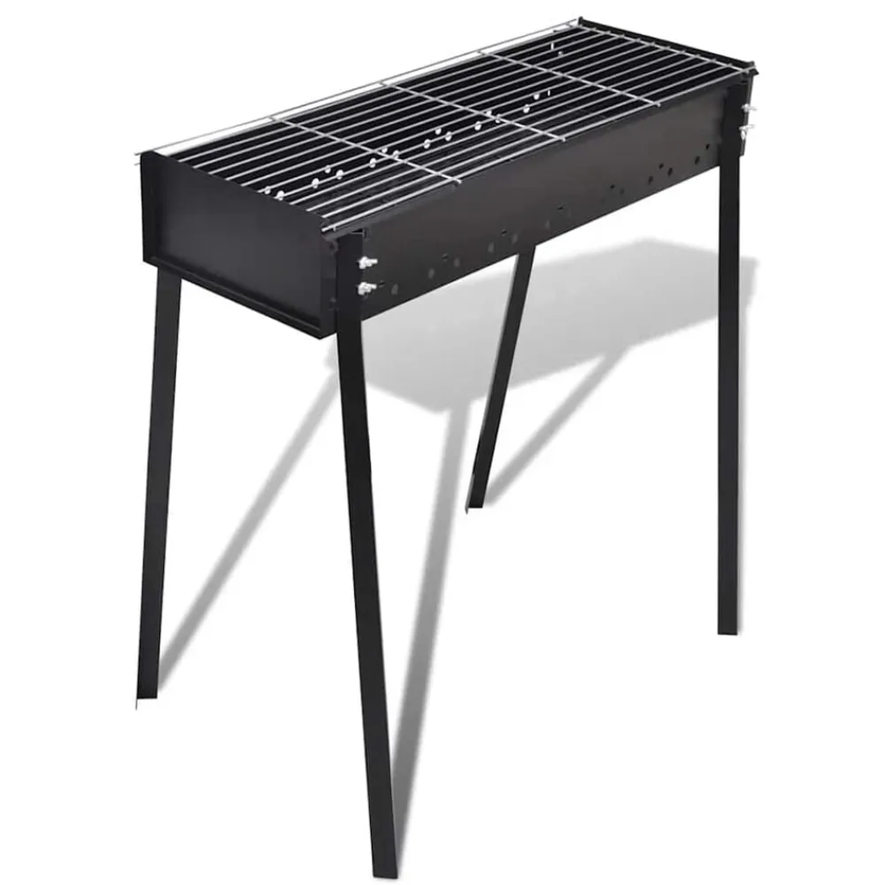 Arts De La Table & Arts Culinaires-vidaXL Support de barbecue au charbon de bois Carré 75x28 cm