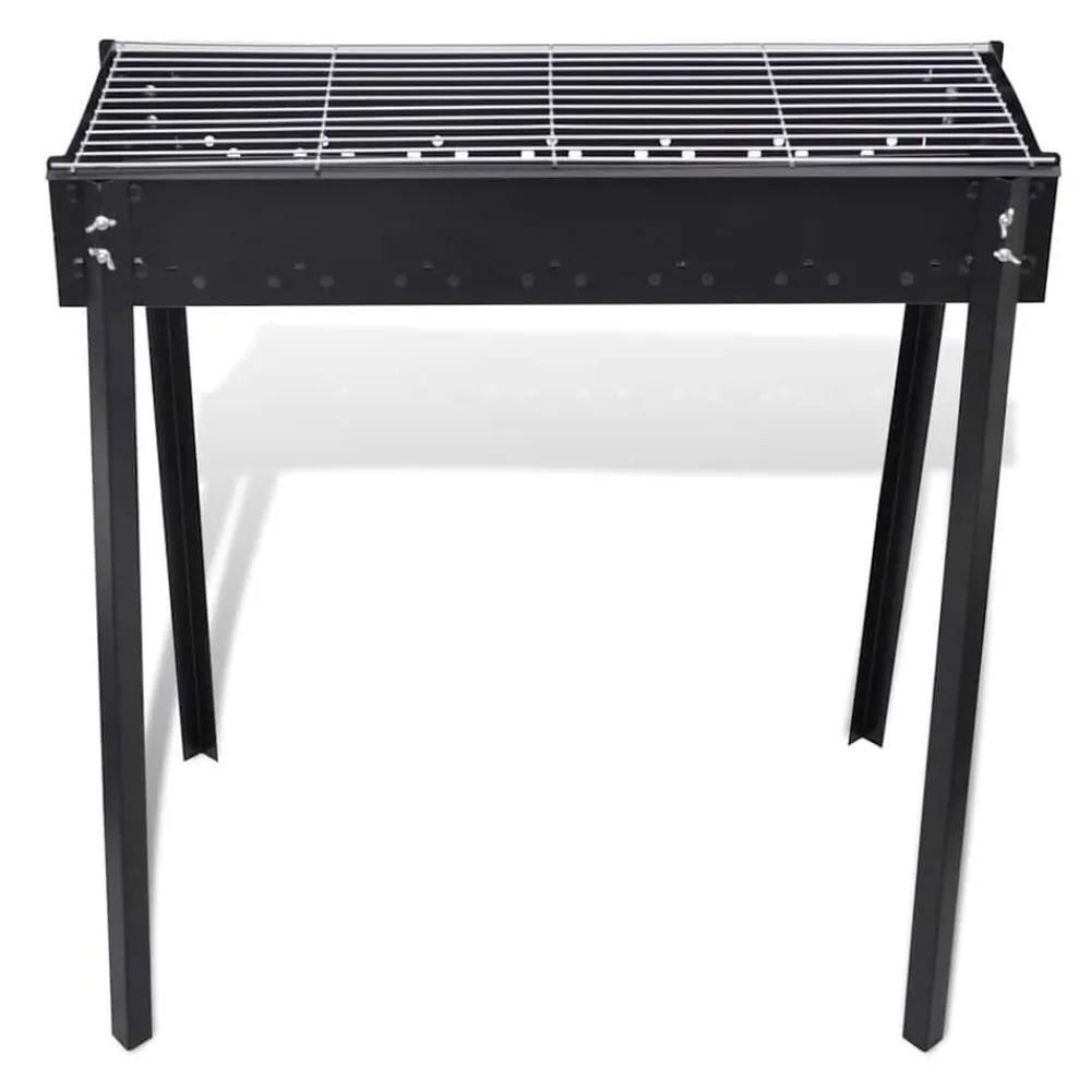 Arts De La Table & Arts Culinaires-vidaXL Support de barbecue au charbon de bois Carré 75x28 cm